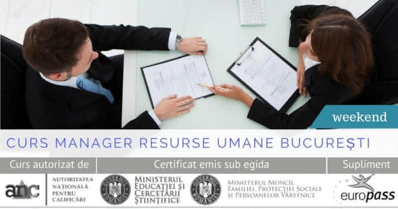 Curs Manager Resurse Umane