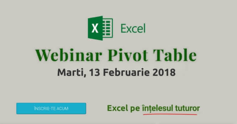 pivot table